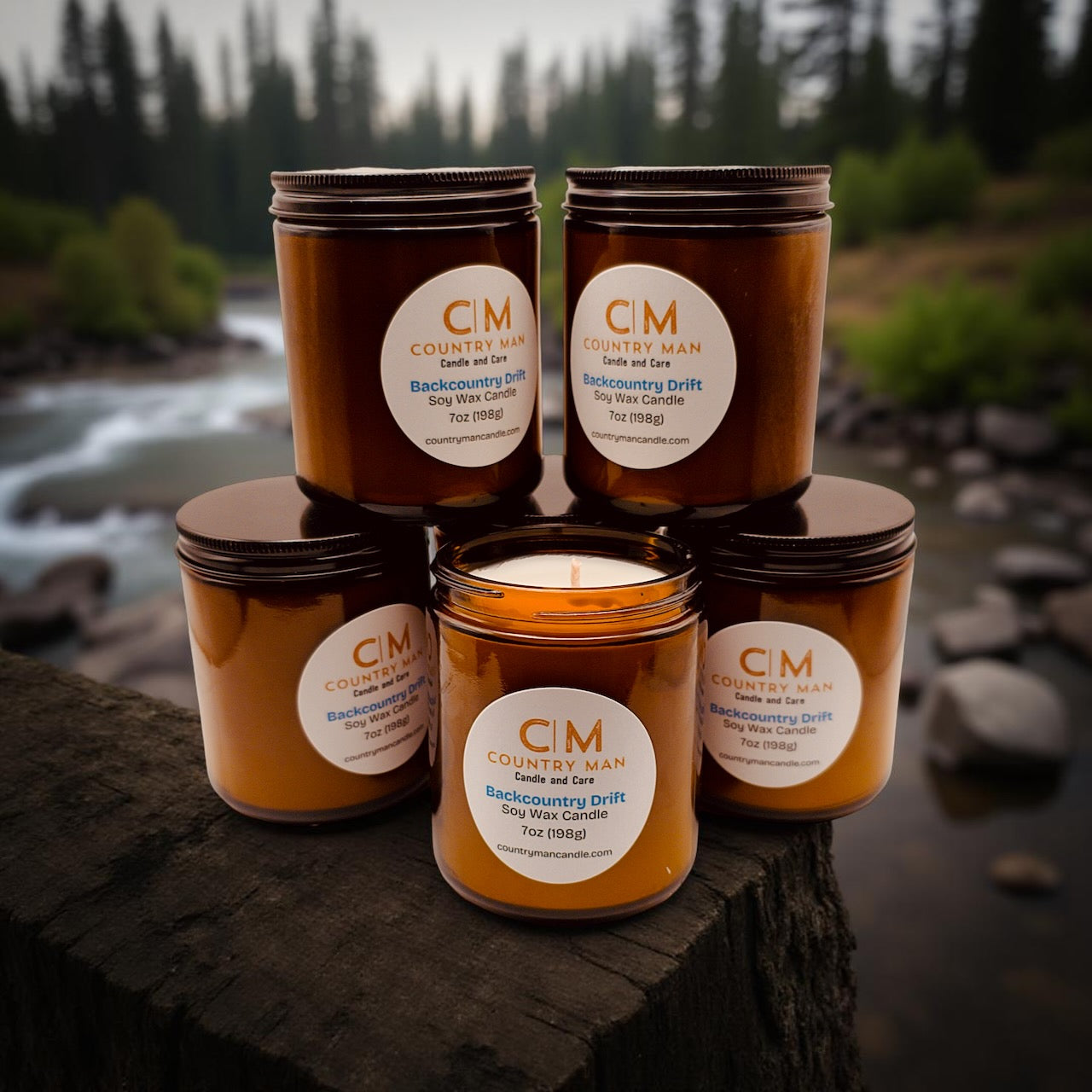 Backcountry Drift Soy Wax Candle (7oz)