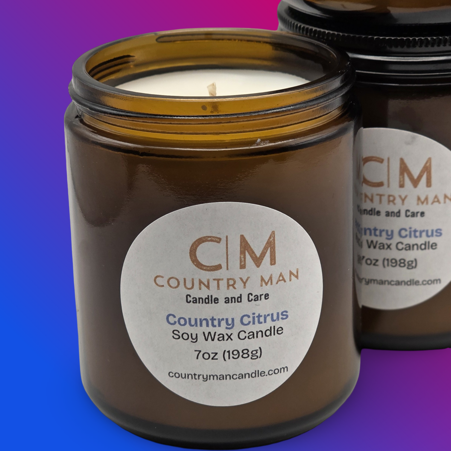 Country Citrus Soy Wax Candle