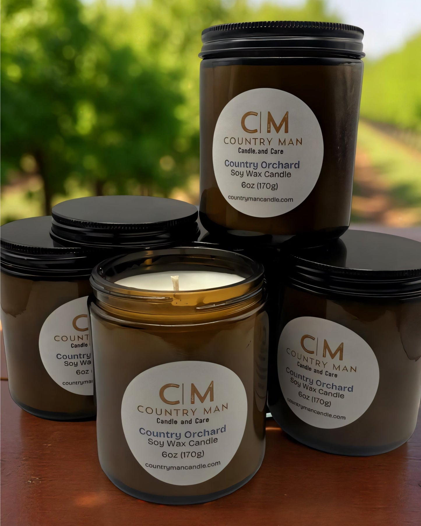 Country Orchard Soy Wax Candle (6oz)