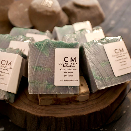 Country Flannel Cold Process Soap