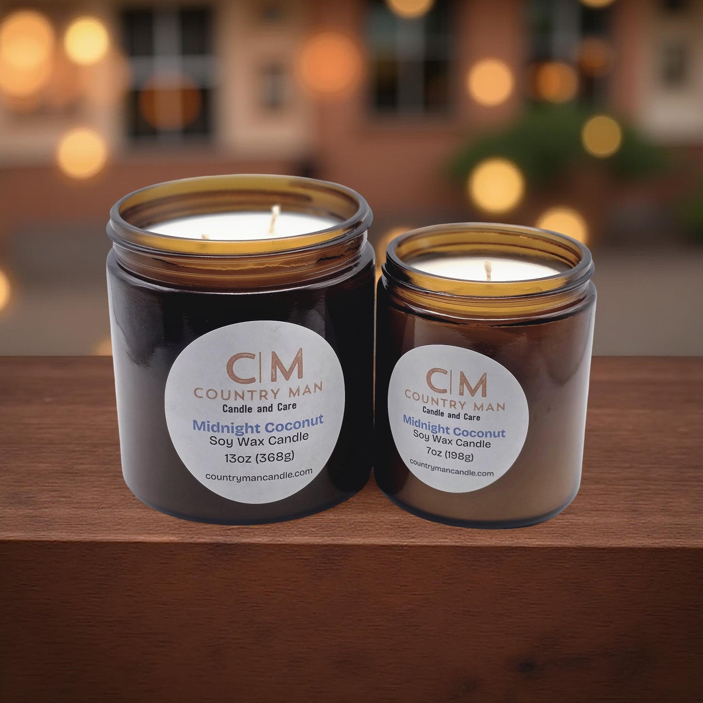 Midnight Coconut Soy Wax Candle