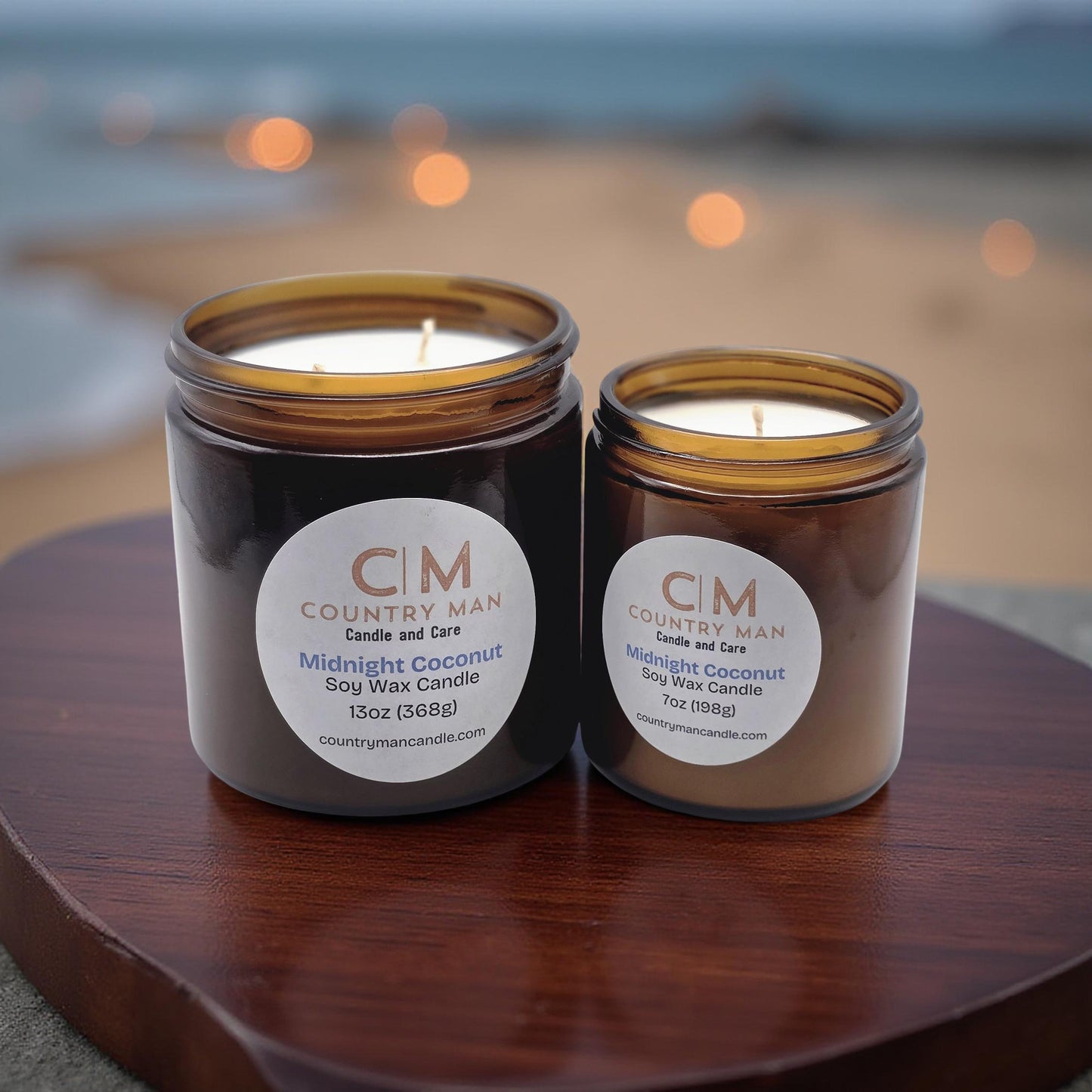 Midnight Coconut Soy Wax Candle