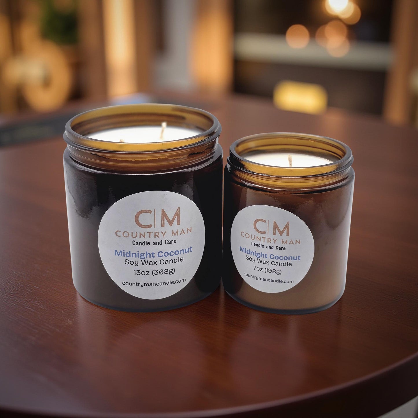 Midnight Coconut Soy Wax Candle