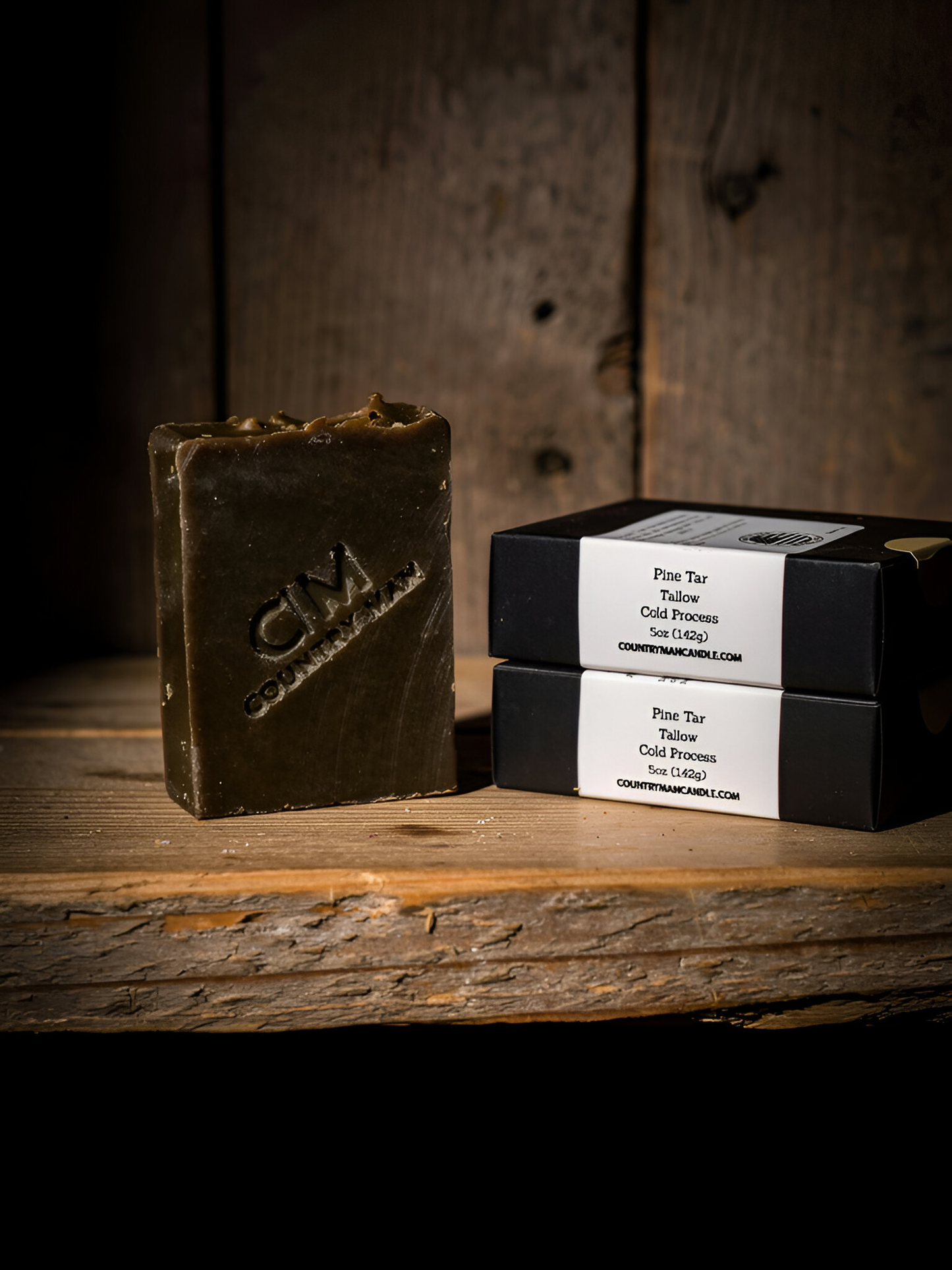 Pine Tar Tallow Cold Process Soap