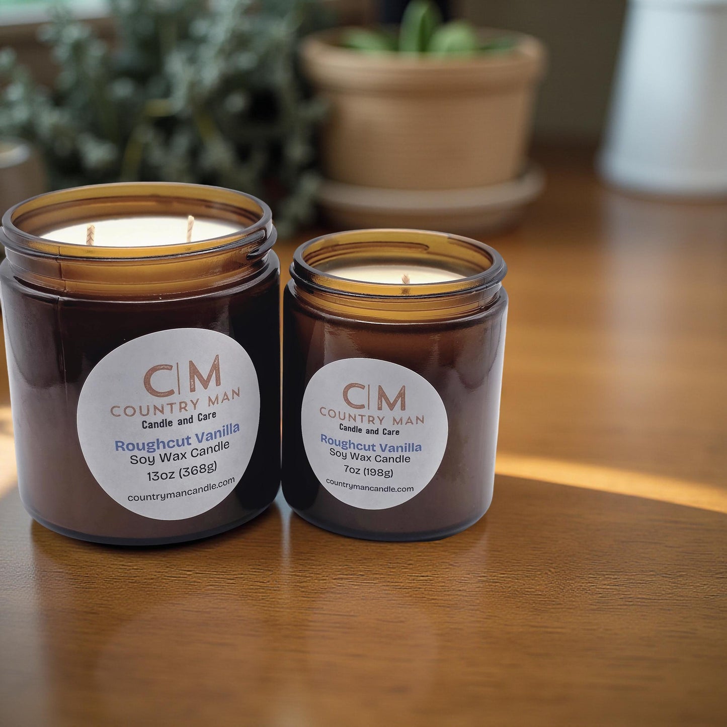 Roughcut Vanilla Soy Wax Candle