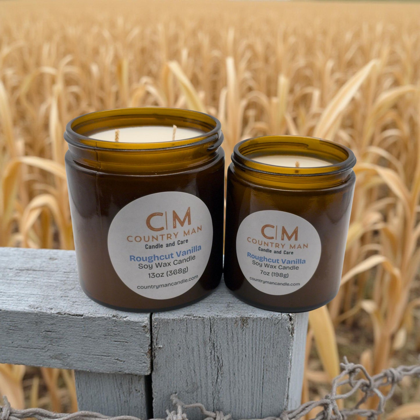 Roughcut Vanilla Soy Wax Candle