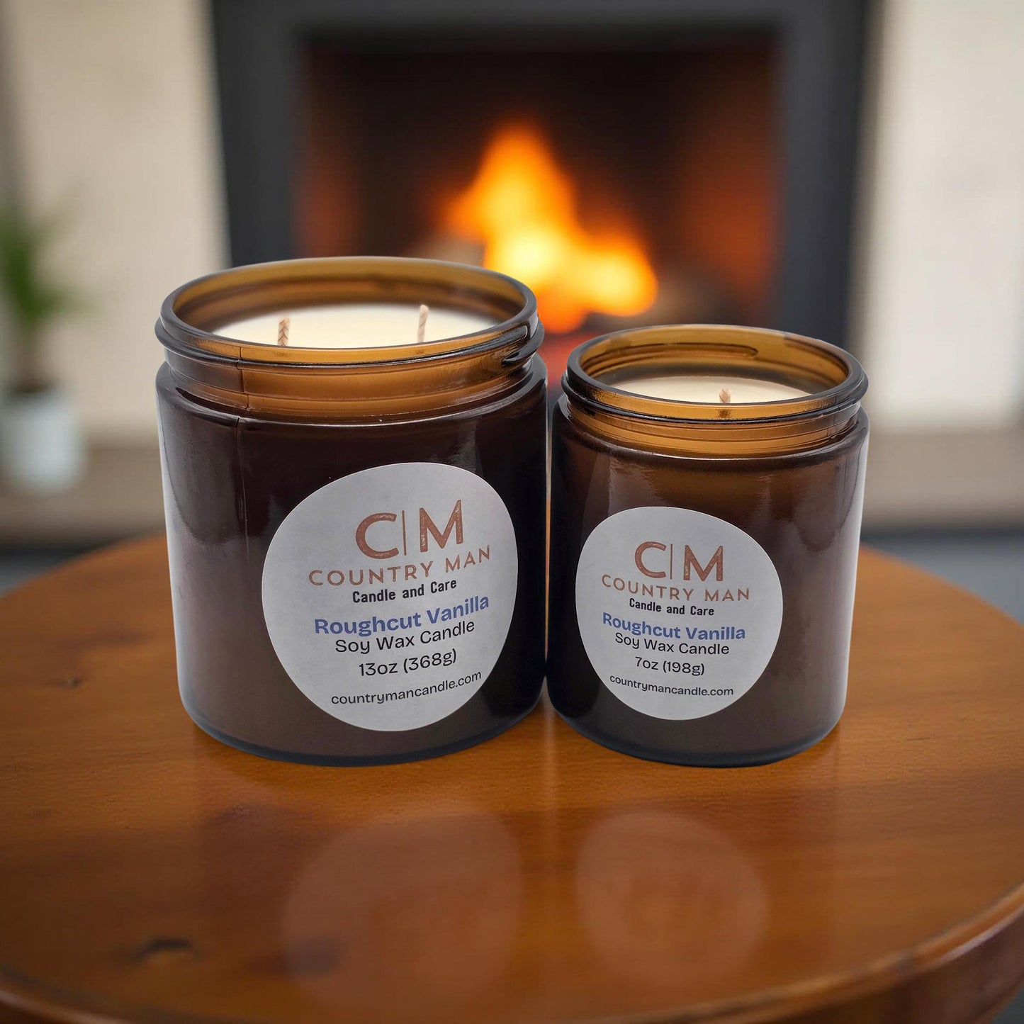 Roughcut Vanilla Soy Wax Candle