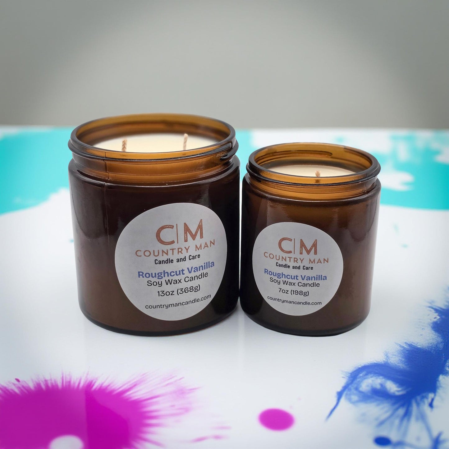 Roughcut Vanilla Soy Wax Candle