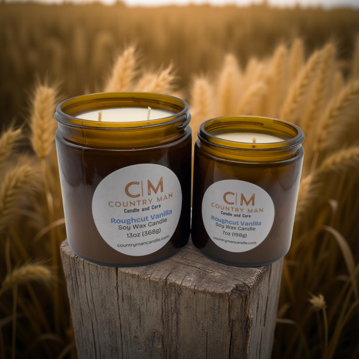 Roughcut Vanilla Soy Wax Candle