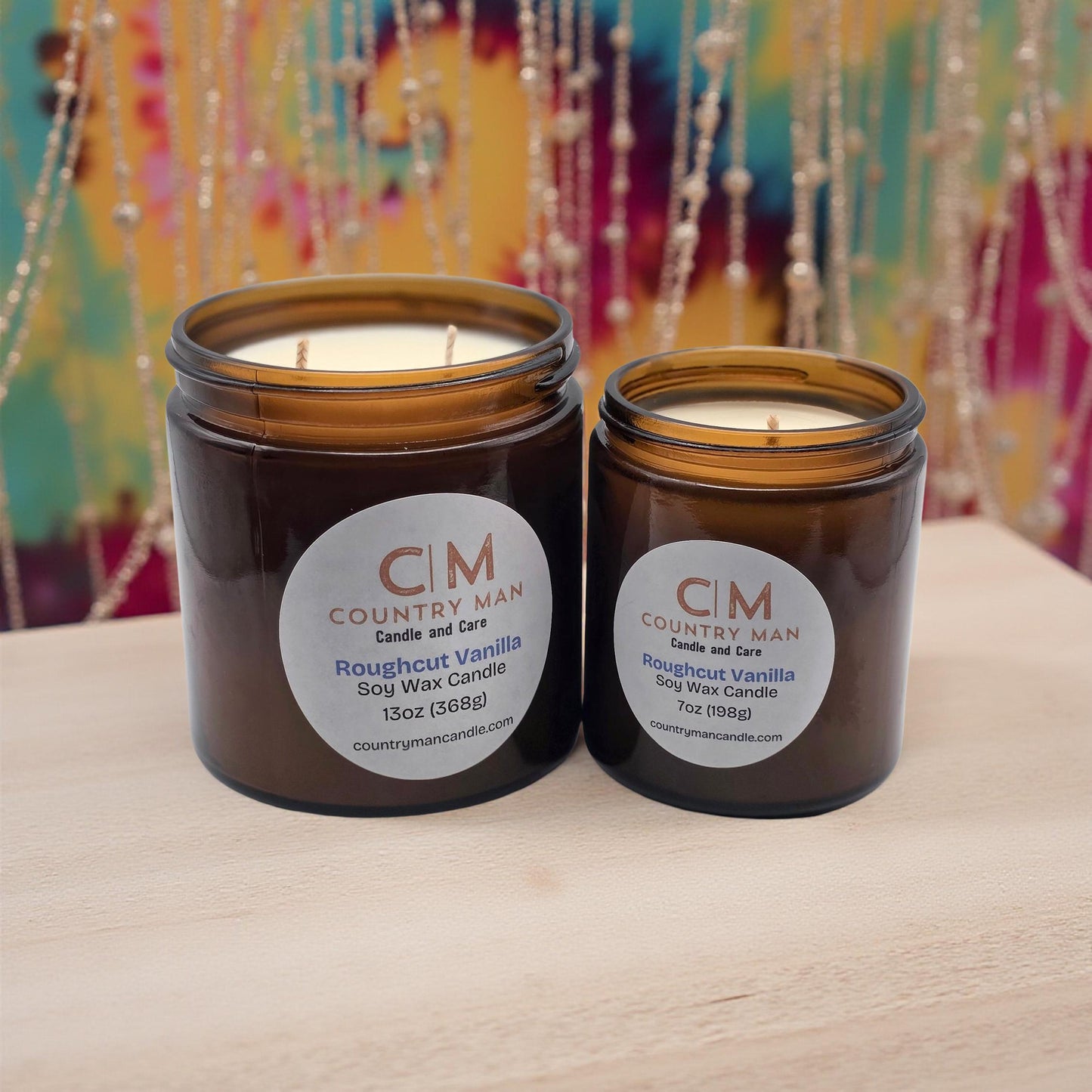 Roughcut Vanilla Soy Wax Candle