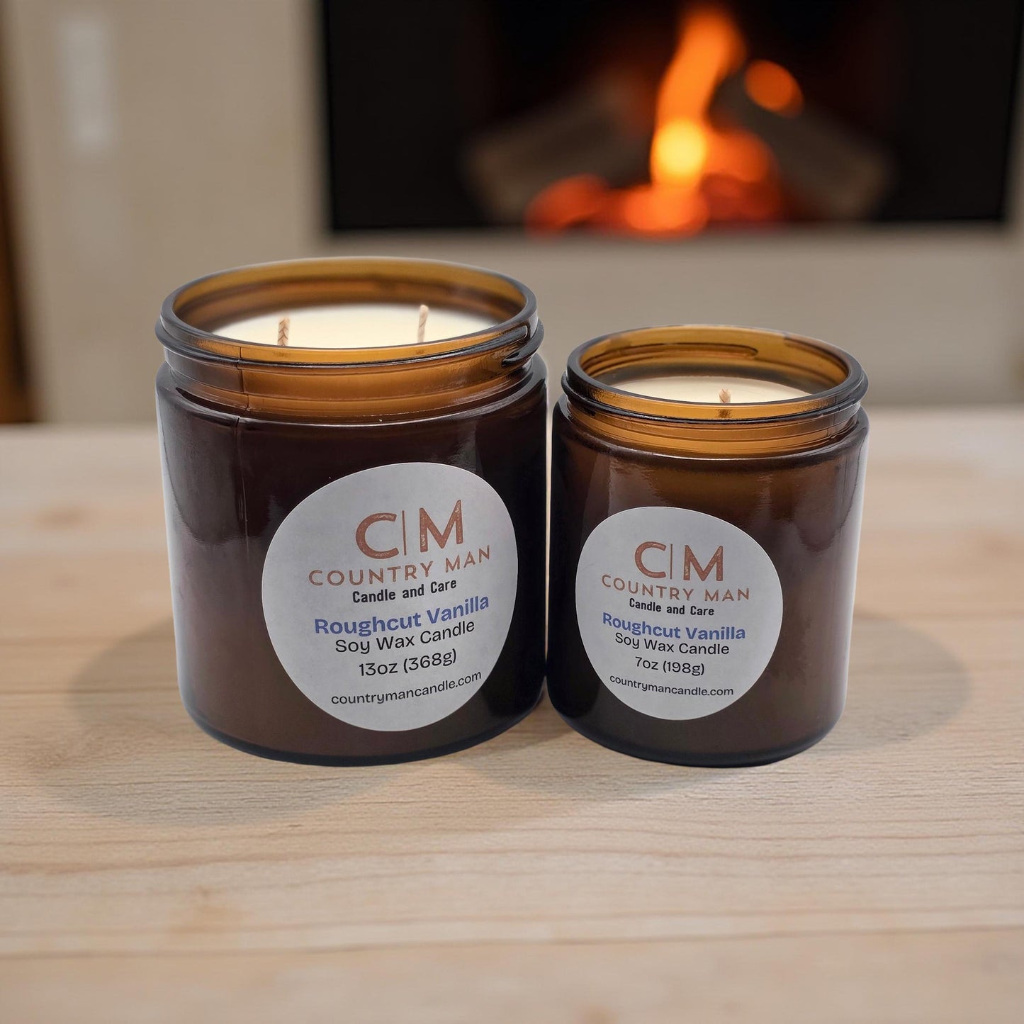 Roughcut Vanilla Soy Wax Candle