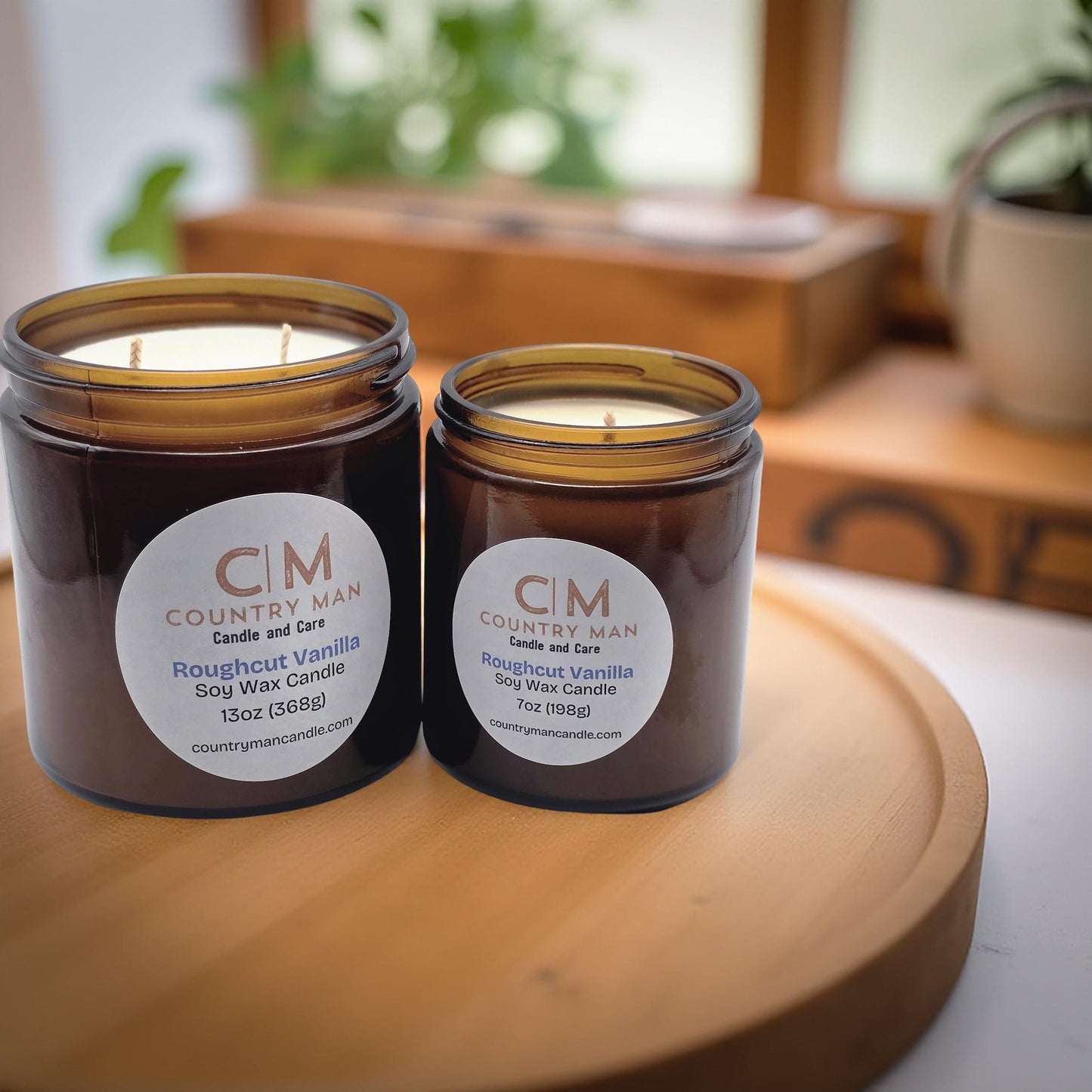 Roughcut Vanilla Soy Wax Candle