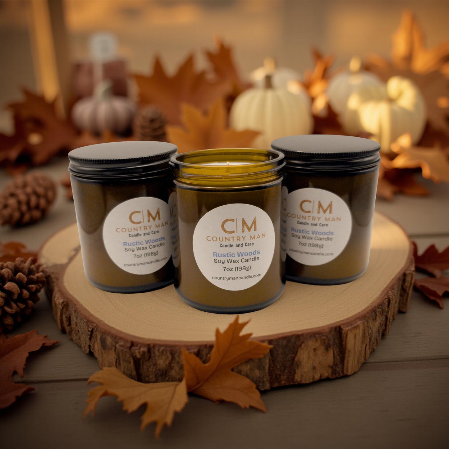 Rustic Woods Soy Wax Candle