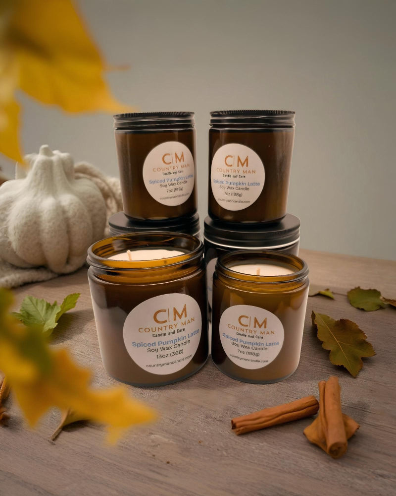 Spiced Pumpkin Latte Soy Wax Candle