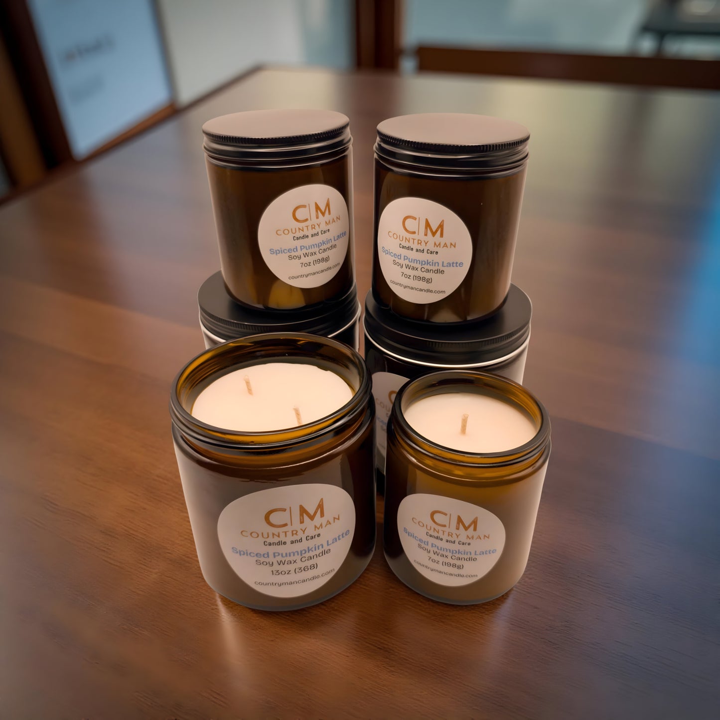 Spiced Pumpkin Latte Soy Wax Candle