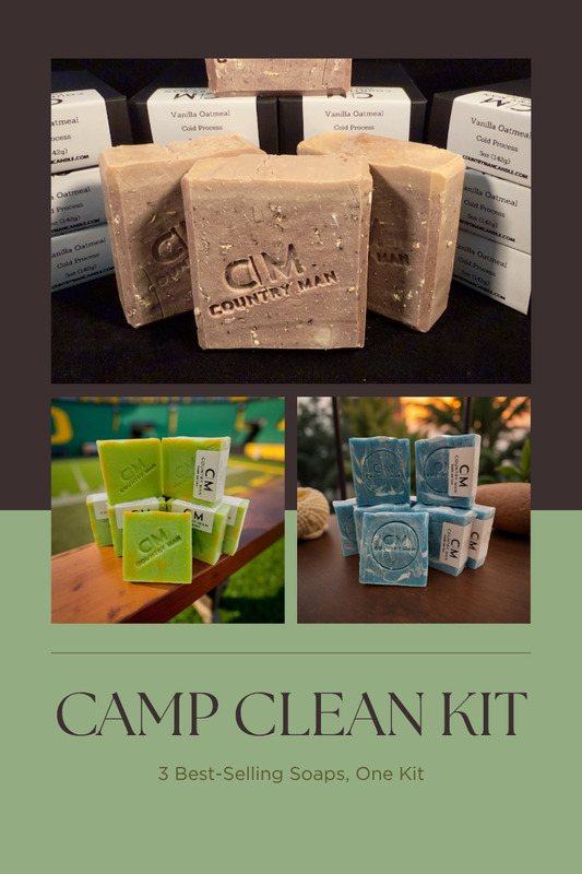 Camp Clean Kit - Country Man Candle and Care