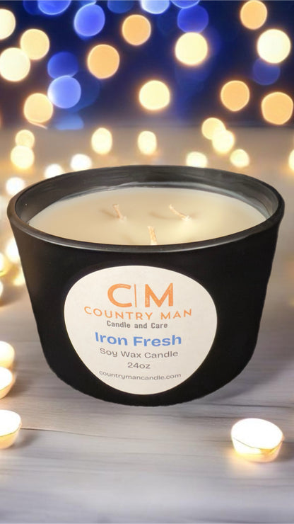 Iron Fresh Soy Wax Candle