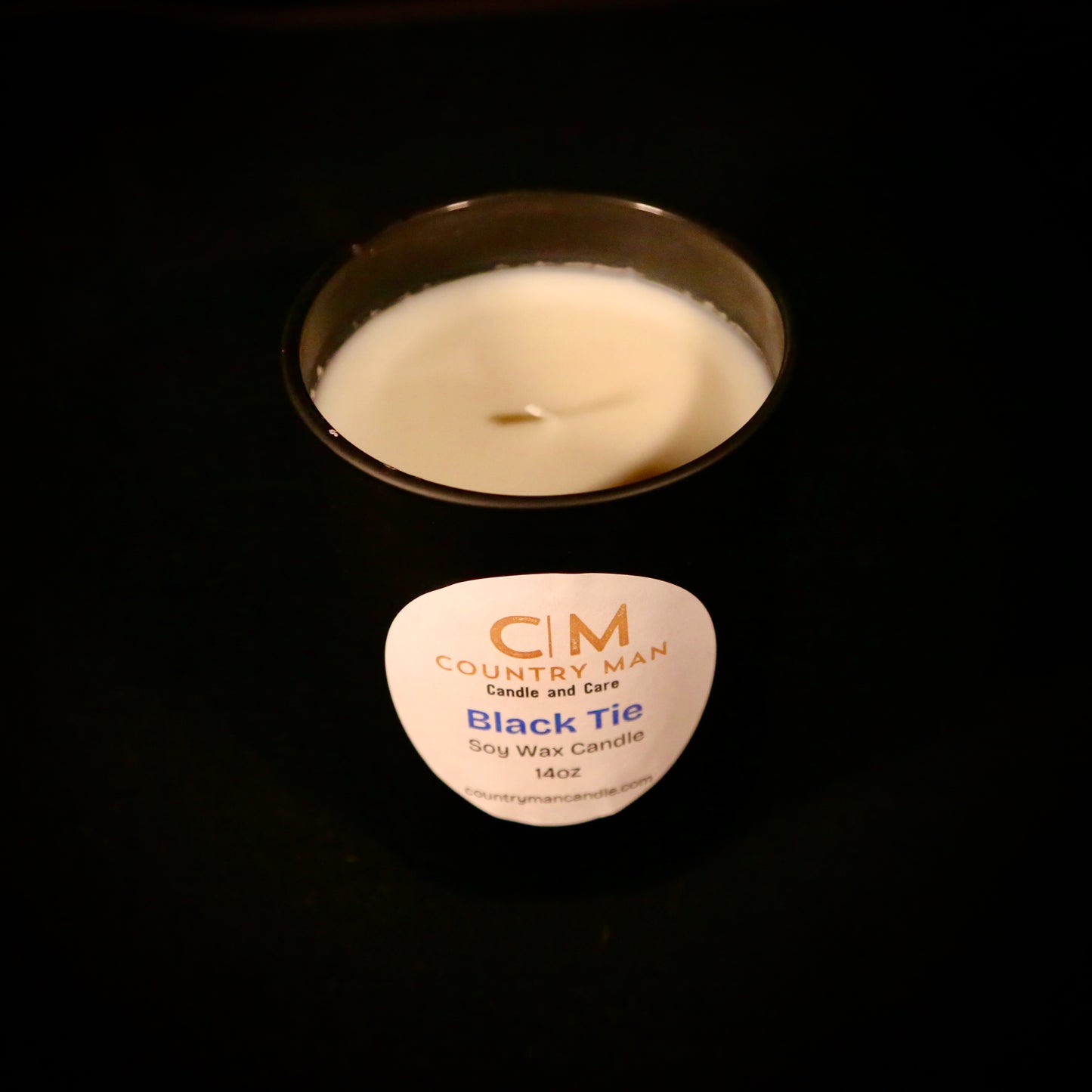 Black Tie Soy Wax Candle