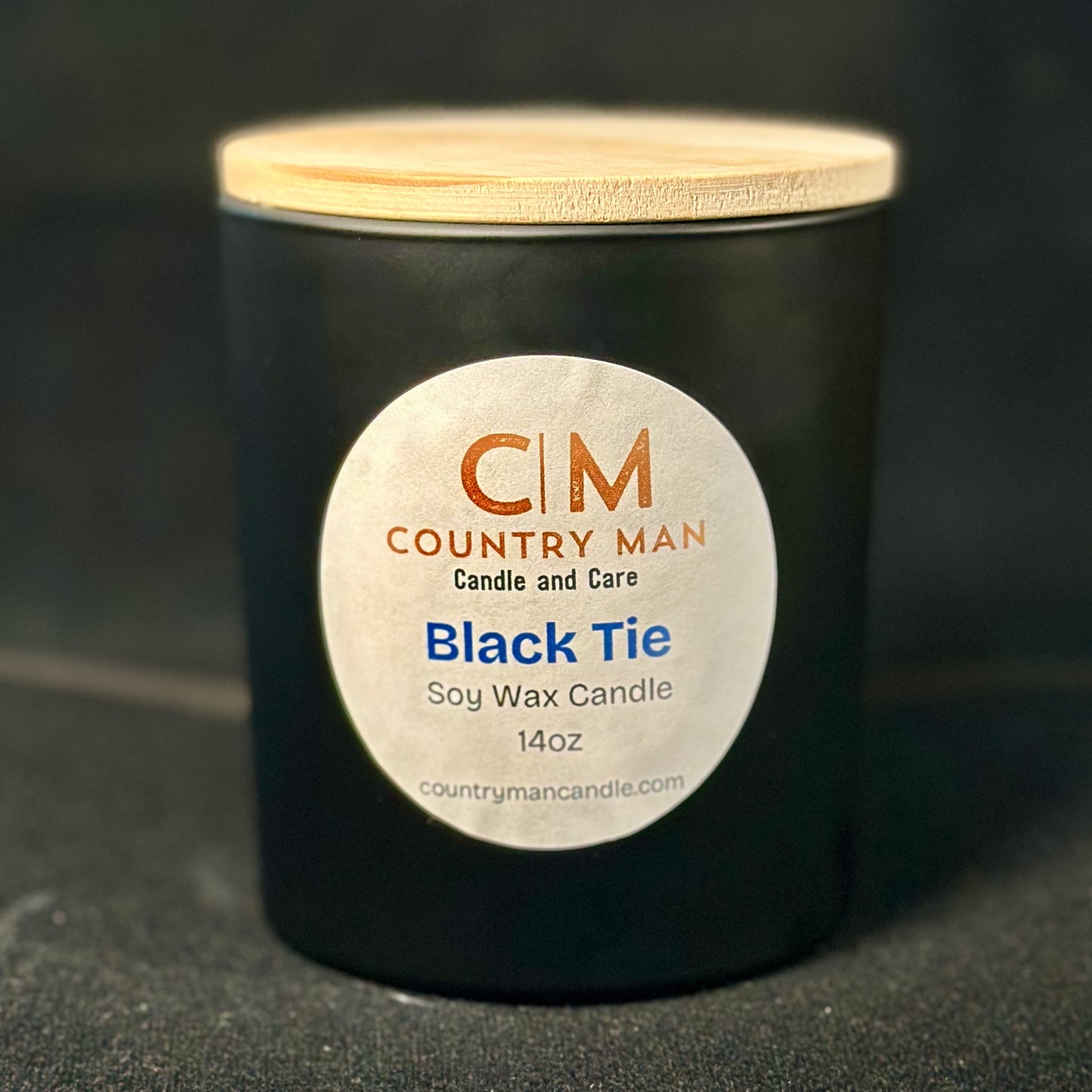 Black Tie Soy Wax Candle