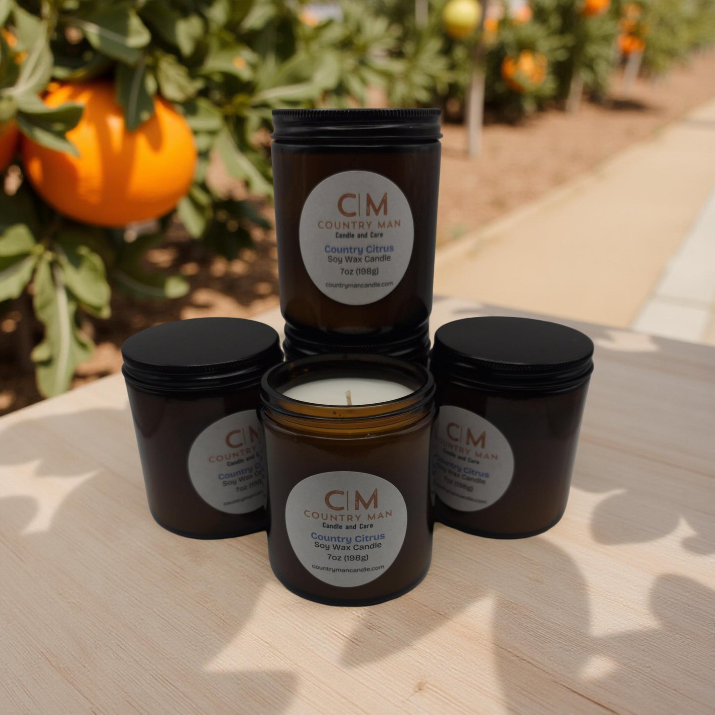 Country Citrus Soy Wax Candle