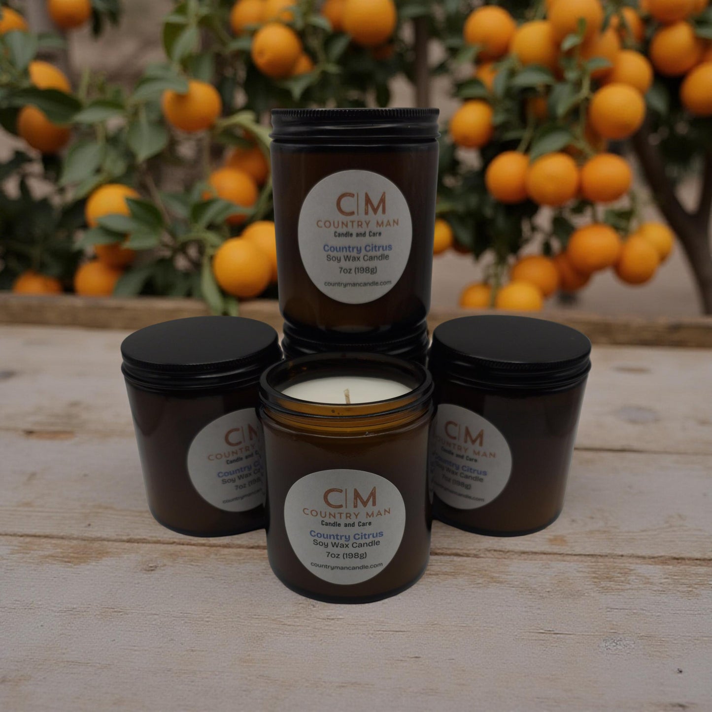 Country Citrus Soy Wax Candle