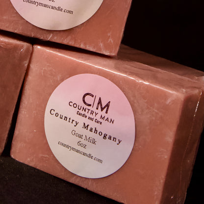 Country Mahogany Goat Milk Cleansing Bar