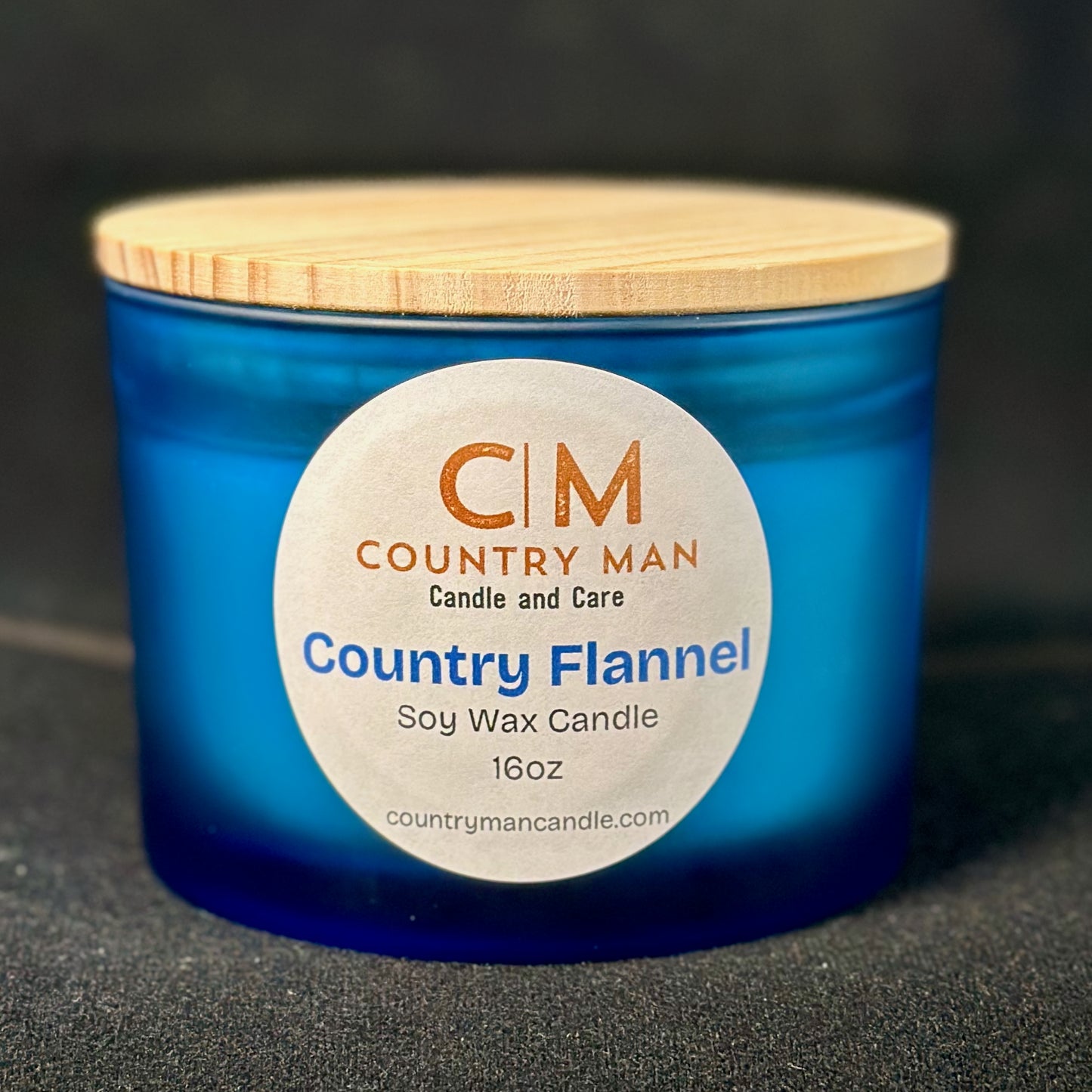 Country Flannel Soy Wax Candle