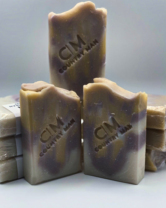 Frontier Unscented Tallow & Clay Cold Process Soap – Country Man Candle and Care