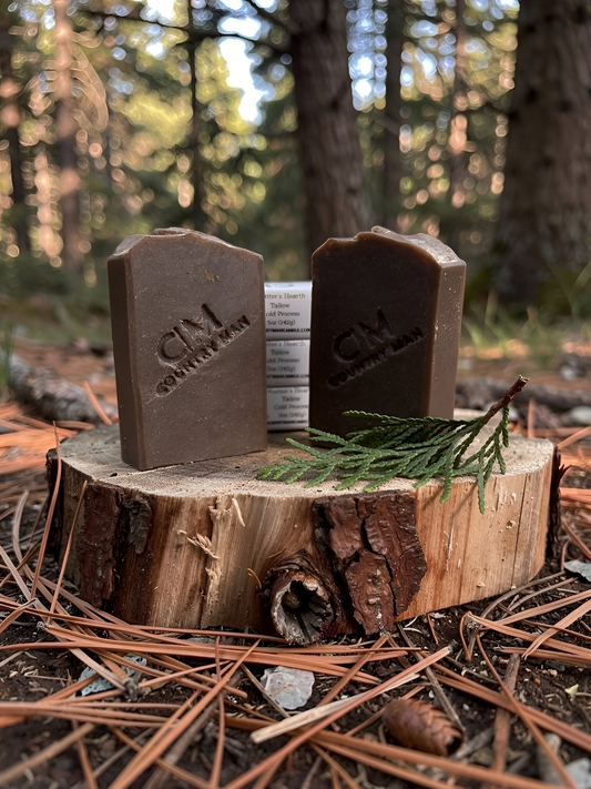 Hunter's Hearth Tallow Cold Process Soap – Country Man Candle and Care