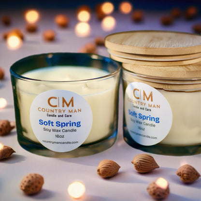 Soft Spring Soy Wax Candle