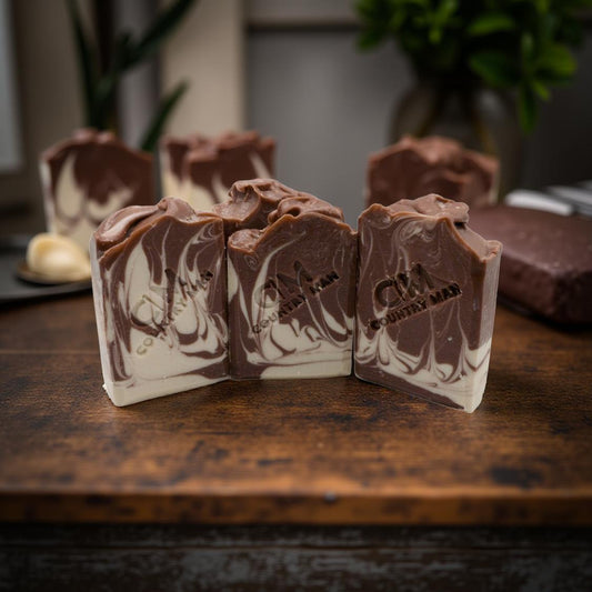 Midnight Coconut Tallow Red Moroccan Clay Soap – Country Man Candle and Care