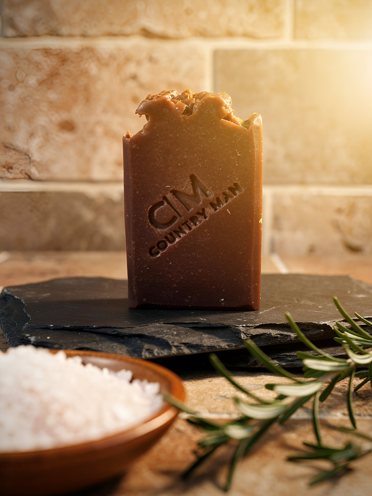 Outlaw Hide Tallow Cold Process Soap with Red Moroccan Clay