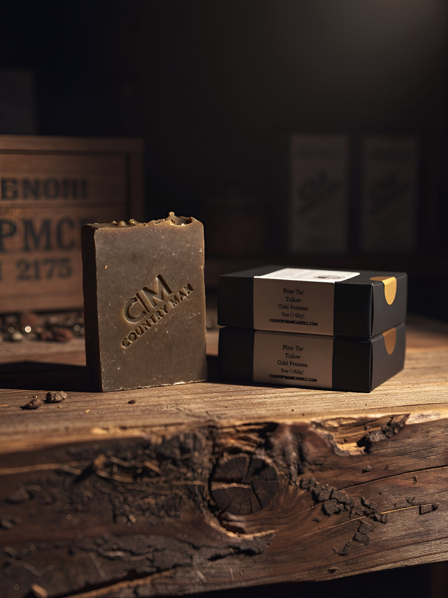 Pine Tar Tallow Cold Process Soap