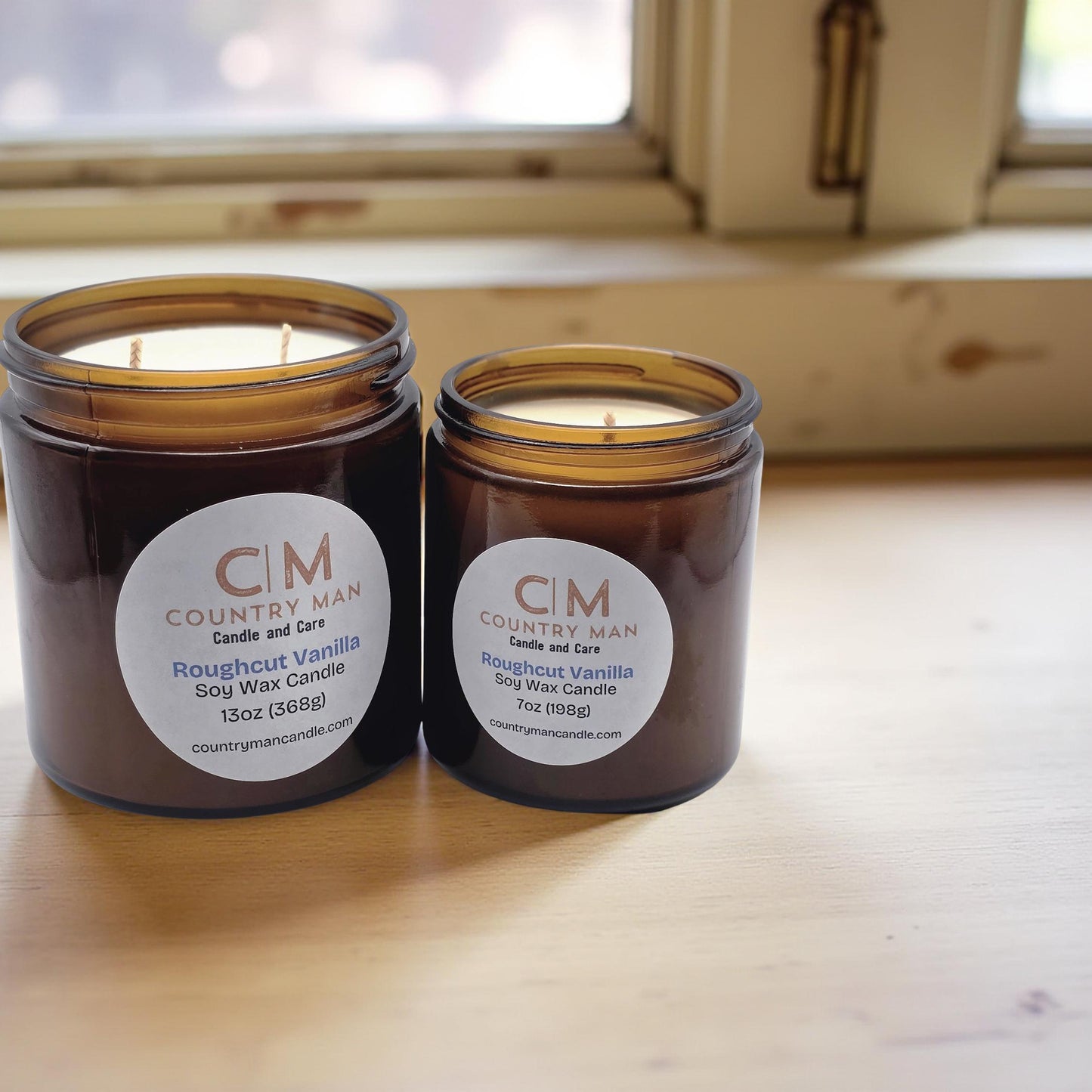 Roughcut Vanilla Soy Wax Candle