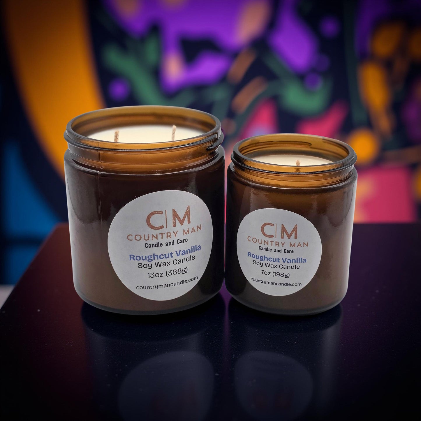 Roughcut Vanilla Soy Wax Candle