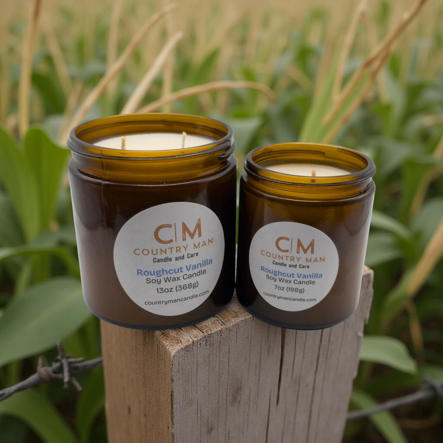 Roughcut Vanilla Soy Wax Candle