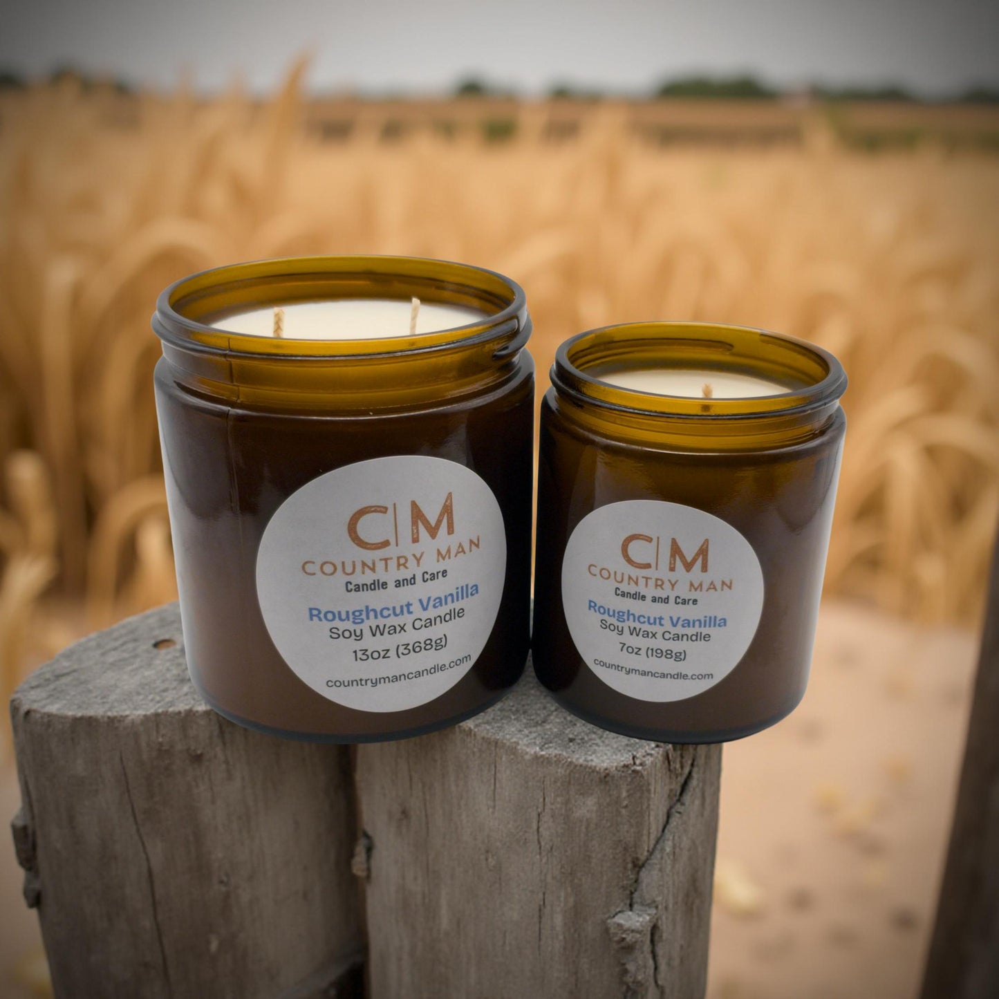 Roughcut Vanilla Soy Wax Candle