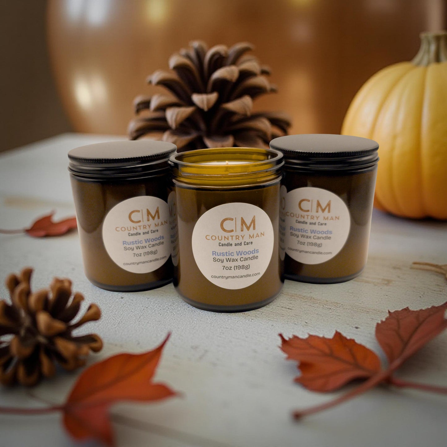 Rustic Woods Soy Wax Candle