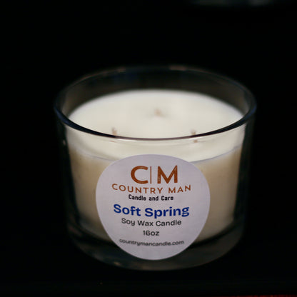 Soft Spring Soy Wax Candle