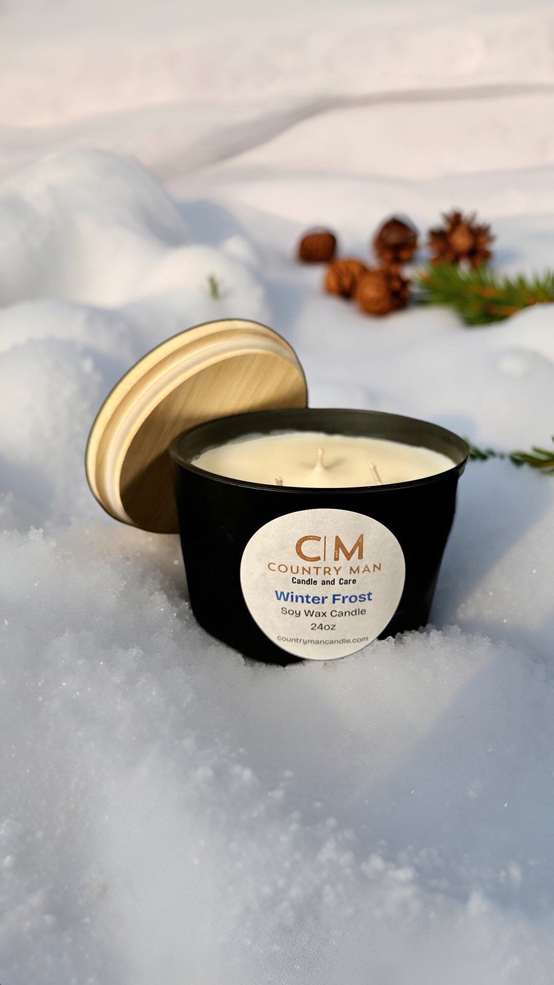 Winter Frost Soy Wax Candle