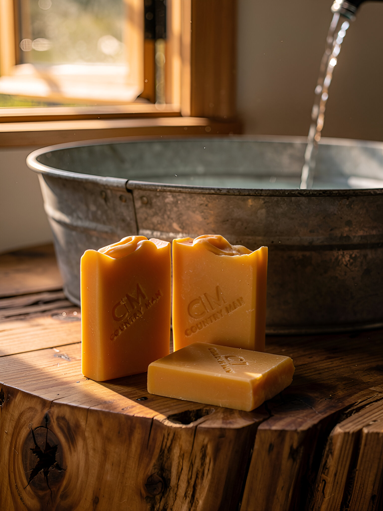 Country Citrus cold process tallow soap