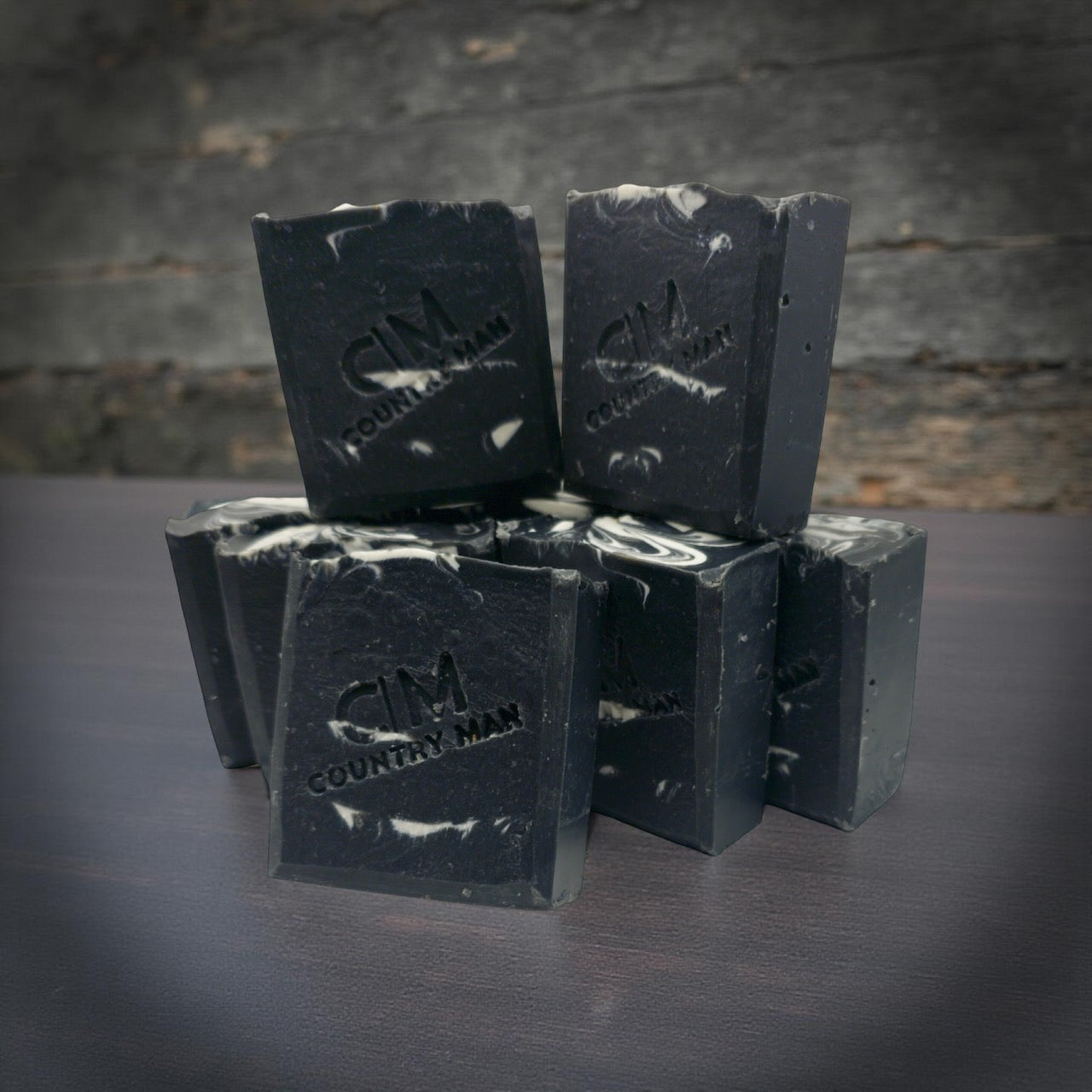 Frontier Unscented activated charcoal tallow soap