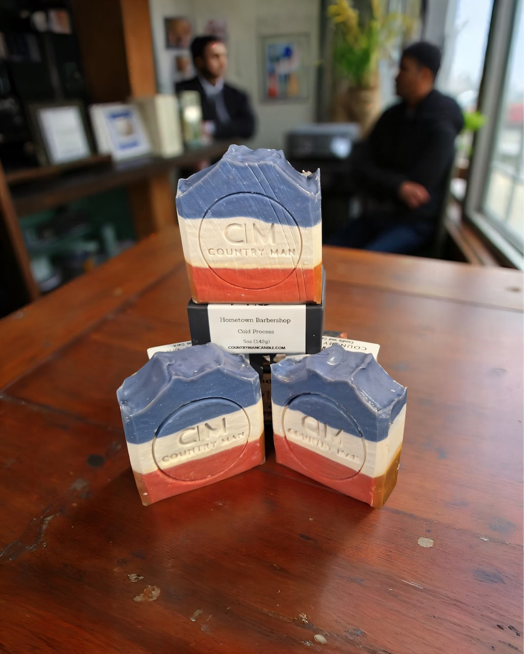 Hometown Barbershop cold process soap