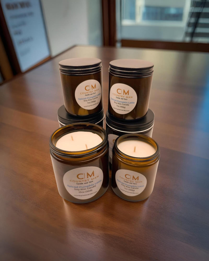 Spiced Pumpkin Latte soy wax candle