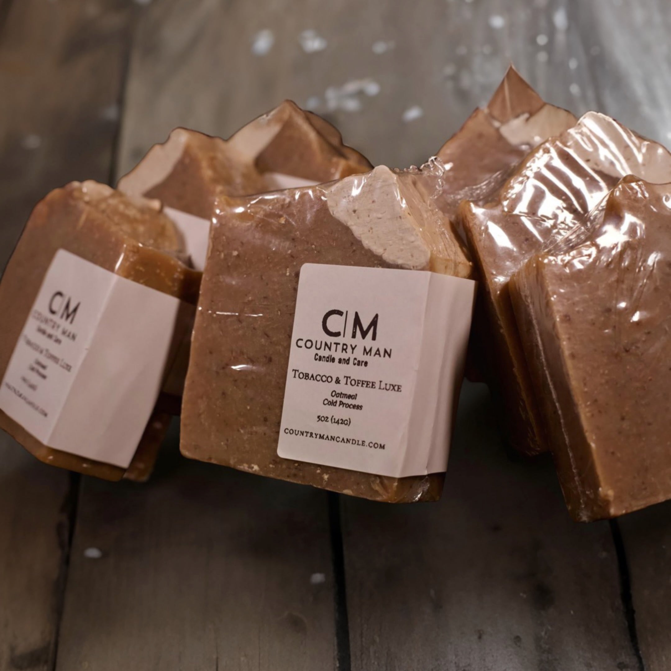 Tobacco and Toffee Luxe cold process soap