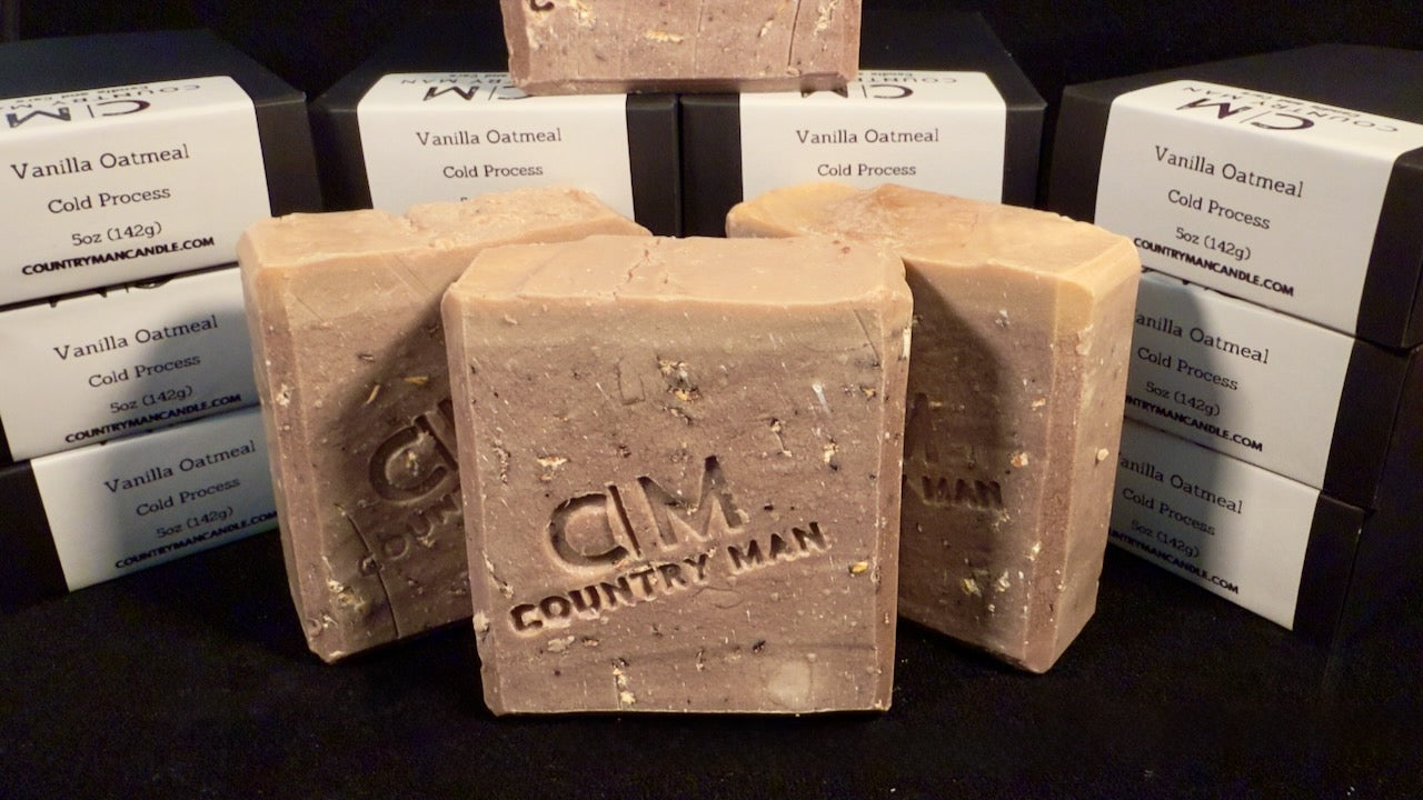 Vanilla Oatmeal cold process soap
